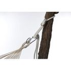 JOBEK Fixation pour hamac - ROPE PRO - Suspension robuste - Crochets métal - Cordage blanc - 160 kg max