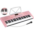 Clavier - McGrey - LK-6120-MIC à touches lumineuses avec microphone pink