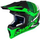 NEW MOTORZ Casque Cross Adulte SWAPS Blur S818 - Noir / Vert Mat