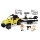 DIAMOND FOOTBALL COMPANY Coffret de pêche DICKIE Playlife avec véhicule, bateau et accessoires pour enfants de 6 ans et plus