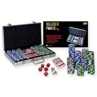 Malette de poker - Mixte - 300 jetons et cartes - Aluminium