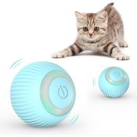 JOUET POUR CHAT, 43mm Cat Self-Hi Ball USB Charging Cat Ball Type-C Green