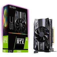 EVGA GeForce RTX 2060 SC, OVERCLOCKED, 2.75 Slot Extreme Cool, 70C Gaming, 06G-P4-2062-KR, 6GB GDDR6