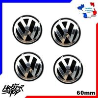 Caches moyeux Volkswagen - Centres de roues x 4 - Diamètre 60 mm - Mastershop®
