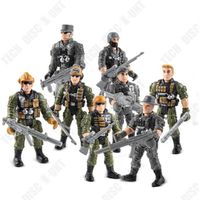 TD® Modèle de simulation de jouet de soldat du Corps des Marines modèle militaire de personnage de petit soldat jouet pour enfants