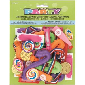 Pack pinata souple Joyeux Anniversaire Pop + 100 jouets - My Party Kidz