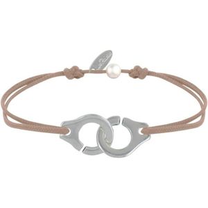 MENOTTES SEXY Bracelet Lien Plaqué Argent Grandes Menottes[m1702