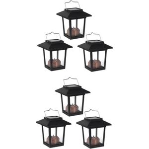 LAMPE - LANTERNE 6 Pièces Lampes De Terrasse Suspendues Appliques M