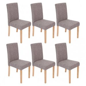 Chaise Salle A Manger Tissu Gris Achat Vente Pas Cher