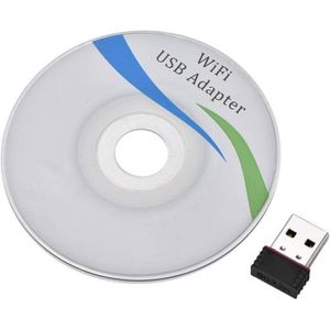 CLE WIFI - 3G Mini Adaptateur USB, USB 2.0 WiFi Dongle 2.4Hz 600Mbps Adaptateur Réseau sans Fil USB Clé WiFi pour Win XP-7-8-10 pour A374