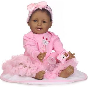 Bebe reborn metisse en silicone le vrai Cdiscount