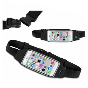 Sac De Taille Pour Téléphone Portable - MXZZAND - Noir - Tissu Oxford