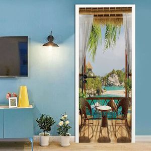 Cascade de montagne porte vinyle 3D