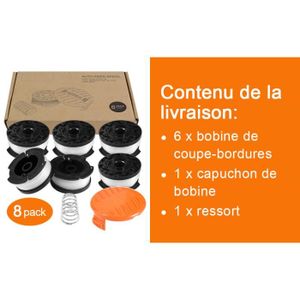 TÊTE - BOBINE - FIL Bobine Fil Coupe Bordure pour Black et Decker Coup