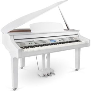 PACK PIANO - CLAVIER Classic Cantabile GP-A 810 piano à queue numérique blanc brillant