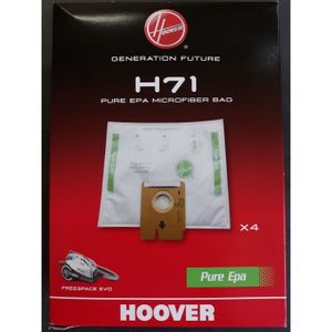 Hoover H82 Sacs pour Aspirateur, Originaux, en Microfibre, Pure EPA,  Anti-odeur, Extra Larges, Compatibles avec l'Aspirateur Traîneau Hoover  Power