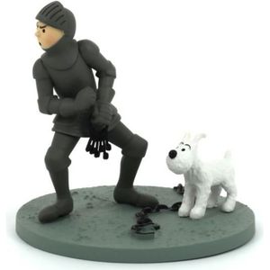 STATUE - STATUETTE Figurine Coffret de collection Tintin en armure et