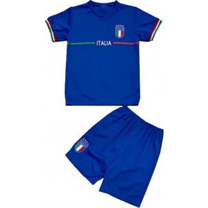 Ensemble maillot et short foot bleu marine pour enfant