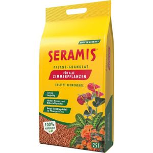 TERREAU - SABLE Seramis granulés pour plantes d’intérieur, 25 L – Billes d’argile, substitut de terreau stockant eau et nutriments105