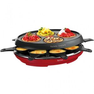 Tefal PR457812 Pierrade Raclette Inox Noir 52 x 28 x 14 cm