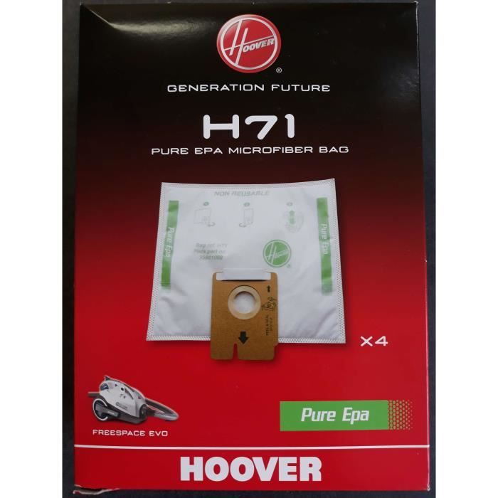 Hoover H63 Sacs pour Aspirateur, Originaux, en Microfibre, 3 Lots