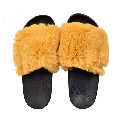 Claquette shop fourrure enfant