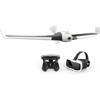 PARROT PF750001 Drone DISCO FPV Telecommande et casque de realite augmentee inclus Coloris Noir et Blanc Cdiscount Jeux Jouets