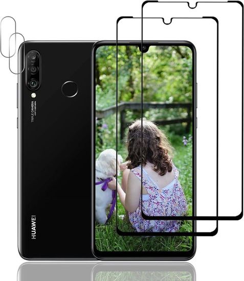 Protection Écran Verre Trempé Pour Huawei P30 - 3 Pièces, Dureté 9H, Ultra Transparent, Anti-Empreintes - 7