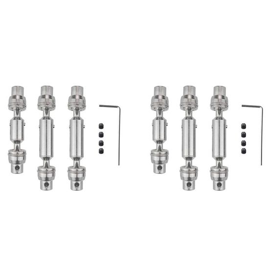 3X(3 PièCes Arbre D'EntraîNement en MéTal CVD pour B16 B36 Q60 Q63