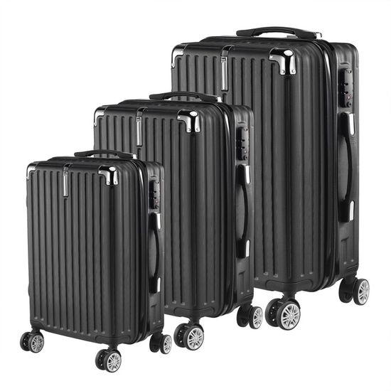Valise De Voyage Travelhouse Alu S+XL – Coque Rigide 4 Roues – TSA – Silver