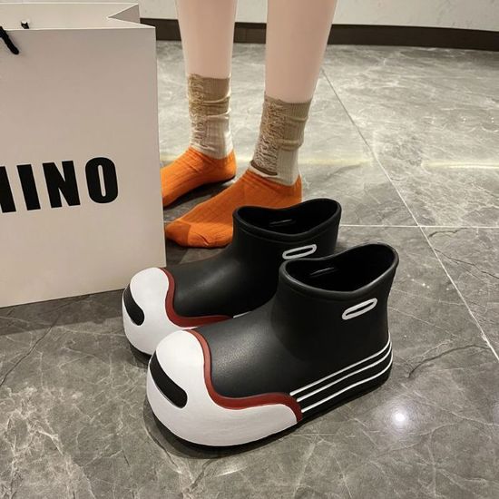 Botte De Pluie En Néoprène, Botte En Caoutchouc Pour Le Travail En