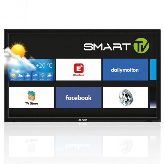 TV LED 19" ALDEN - Smart TV - Bluetooth - Triple tuner satellite intégré