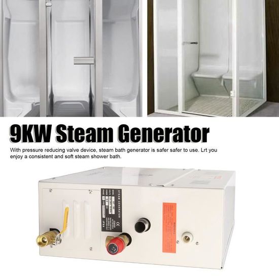 VEVOR Générateur de Vapeur Sauna 7,5 kW, Générateur de Vapeur Douche