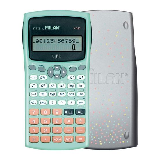 Calculatrice Scientifique Fonctions Complètes - Pour Collège, Lycée, Université - Affichage Naturel, Blanc - 1