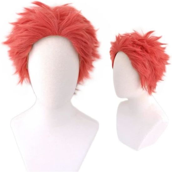 Perruque Cosplay Aizen Sousuke (Bleach) - Fibre Résistante à La Chaleur, Ajustable, Avec Cuir Chevelu Simulé