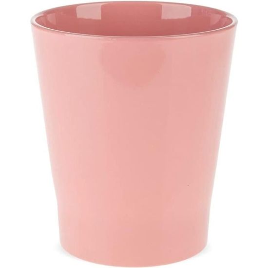 KOTARBAU Pot De Fleurs Rond En Céramique, Bleu Cobalt, 12 Cm, H 14 Cm, 1 Pièce, Céramique