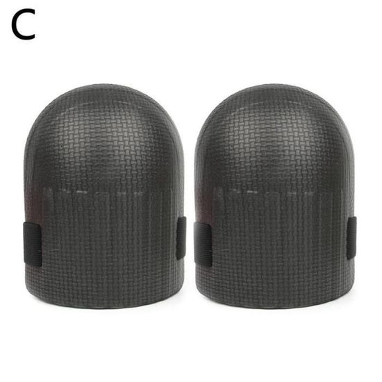 GENOUILLERE DE CHANTIER,Black Coussin de protection des genoux pour travailleurs de la boue pâte