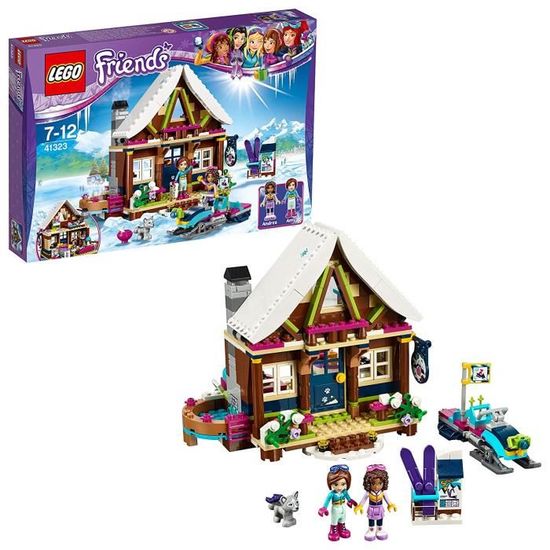 LEGO Friends - Chalet de la station de ski - 41323 - 402 pièces - Mixte