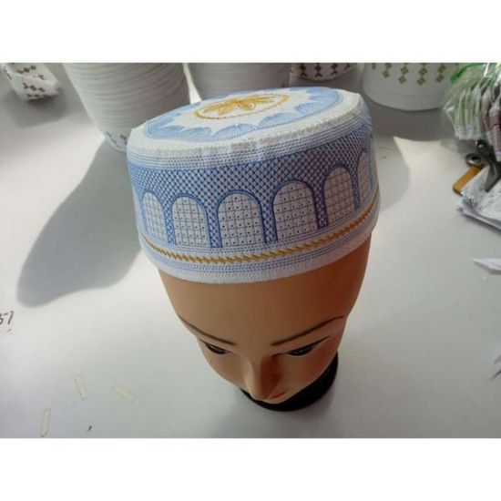 Chapeau De Cuisine Brodé Ajustable - Toile De Coton Et Polyester - Unisexe