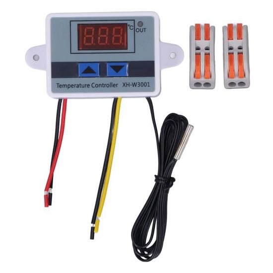 Thermostat numérique XH-W3001 avec capteur externe 24 V CC
