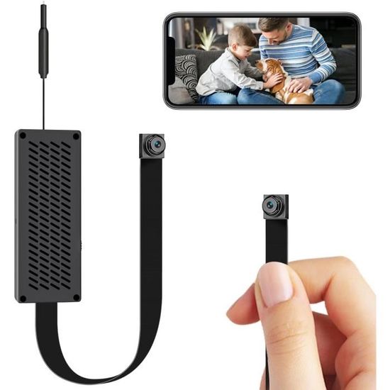 Mini Caméra Espion 1080P – Détection De Mouvement, Vision Nocturne, Sans Fil Et Invisible