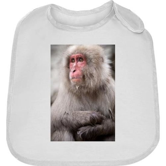 Bavoir Bebe Coton Gris Lmk Singe Cdiscount Puericulture Eveil Bebe