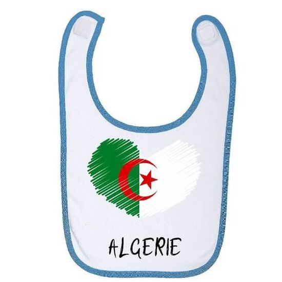 Bavoir Bebe Coton Bleu Gs Coeur Crayon Algerie Cdiscount Puericulture Eveil Bebe