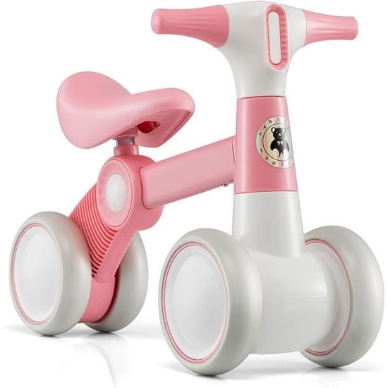 Draisienne pour enfants, vélo d'équilibre en acier au carbone pour tout-petits, avec siège