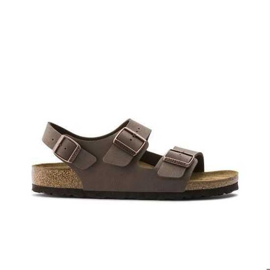 Nu-pieds Milano BIRKENSTOCK - Homme - Marron - Cuir