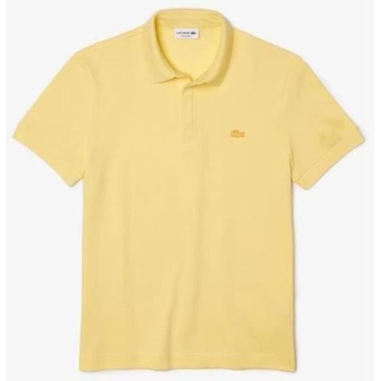 Pull lacoste jaune homme store