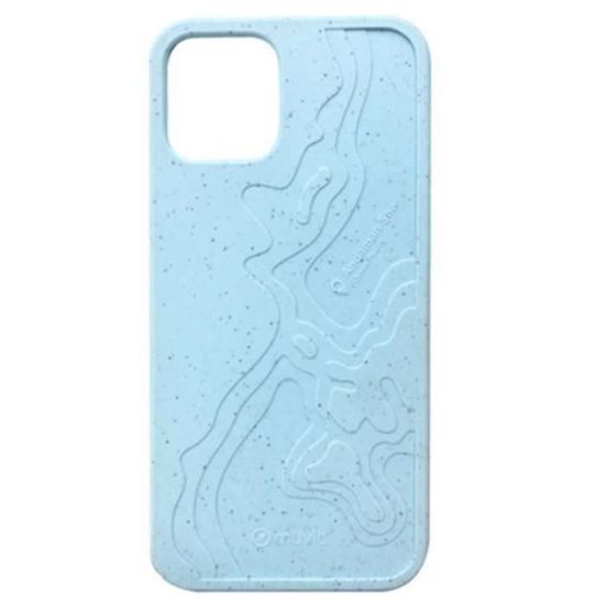 MUVITCHAN Tide Coque ocean plastic bleu pour iphone 12/12 pro