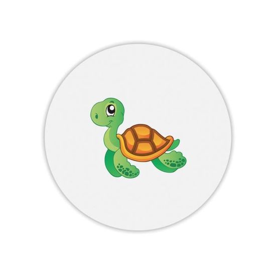 Tapis De Souris Rond Imprime Dessin Tortue Prix Pas Cher Cdiscount