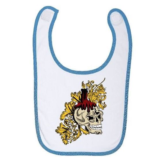 Bavoir Bebe Bleu Auto Agripant Tete De Mort Arabesques Bougie Achat Vente Bavoir Soldes Sur Cdiscount Des Le Janvier Cdiscount