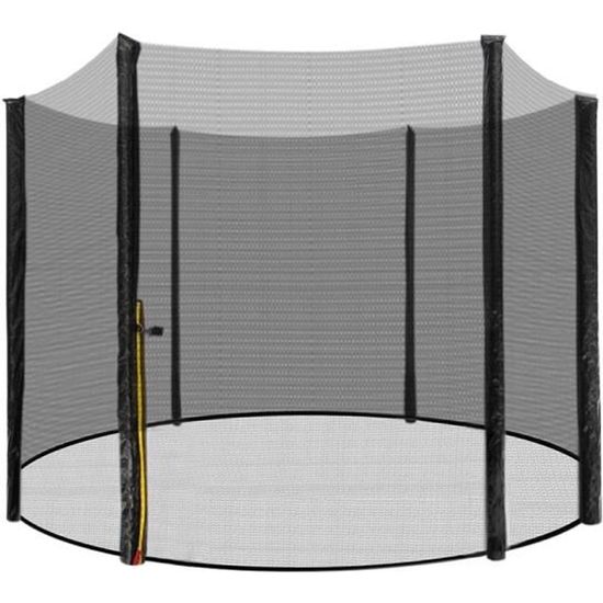 NAIZY Filet de sécurité trampoline φ244 6 barres Filet de remplacement